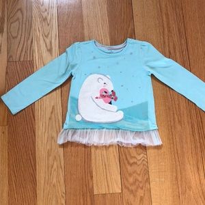 Gymboree long sleeve Polar Bear shirt size 4T